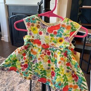 Cherokee Colorful Floral Baby Dress